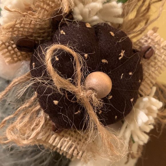 Whimsical Expresso Macchiato Gnome Decor with Gray Beard. NWT - Picture 10 of 11